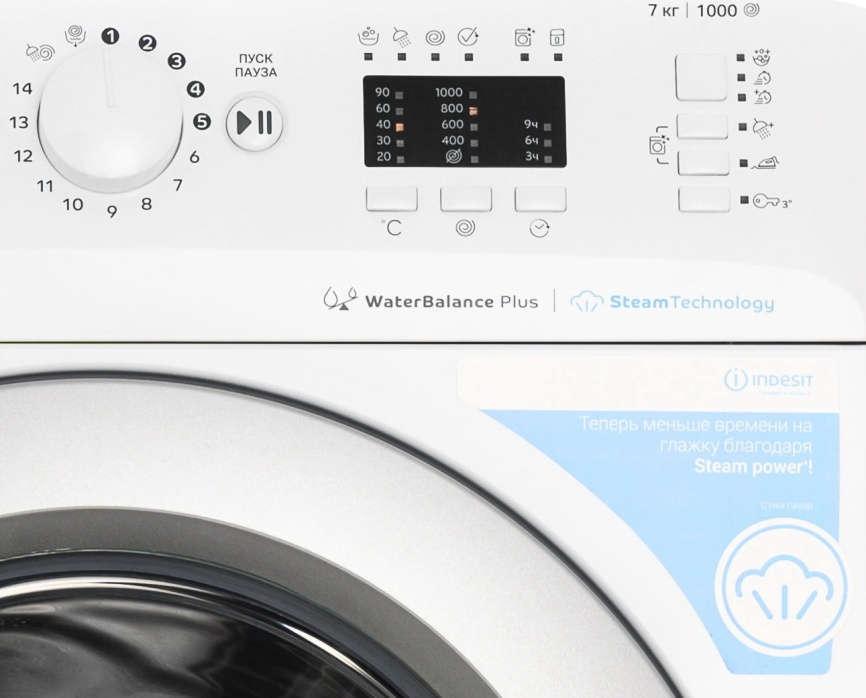 Стиральная машина Indesit BWSA 7109 WSV 7 кг, белый фото 3