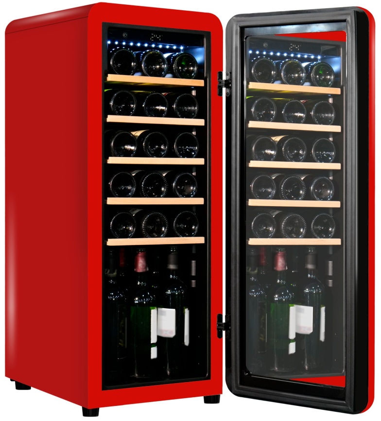 Винный шкаф Tesler CWC-248 RUBY RED фото 2