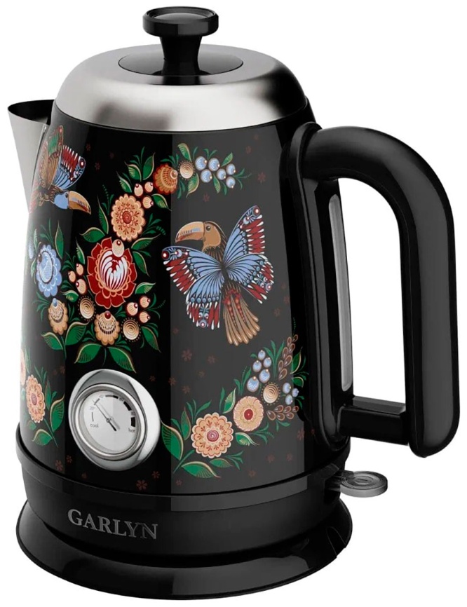 Чайник электрический Garlyn Flower Grace K-400, 2200 Вт, объем 1,7 л фото 1