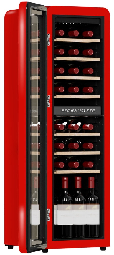 Винный шкаф Tesler CWC-308 RUBY RED LD фото 4