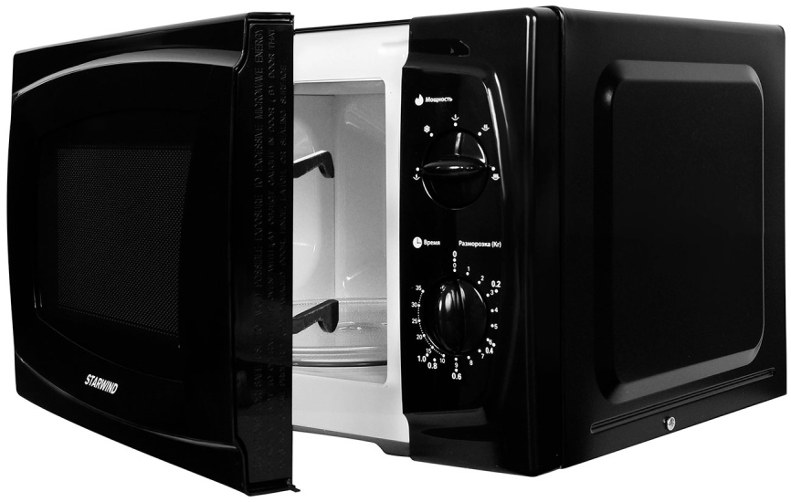 Микроволновая печь - СВЧ Starwind SWM5420 20л. 700 Вт, черный фото 5