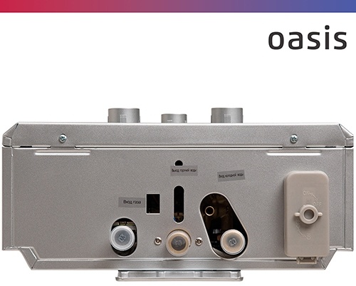 Газовый водонагреватель Oasis OR-16 S стальной фото 3