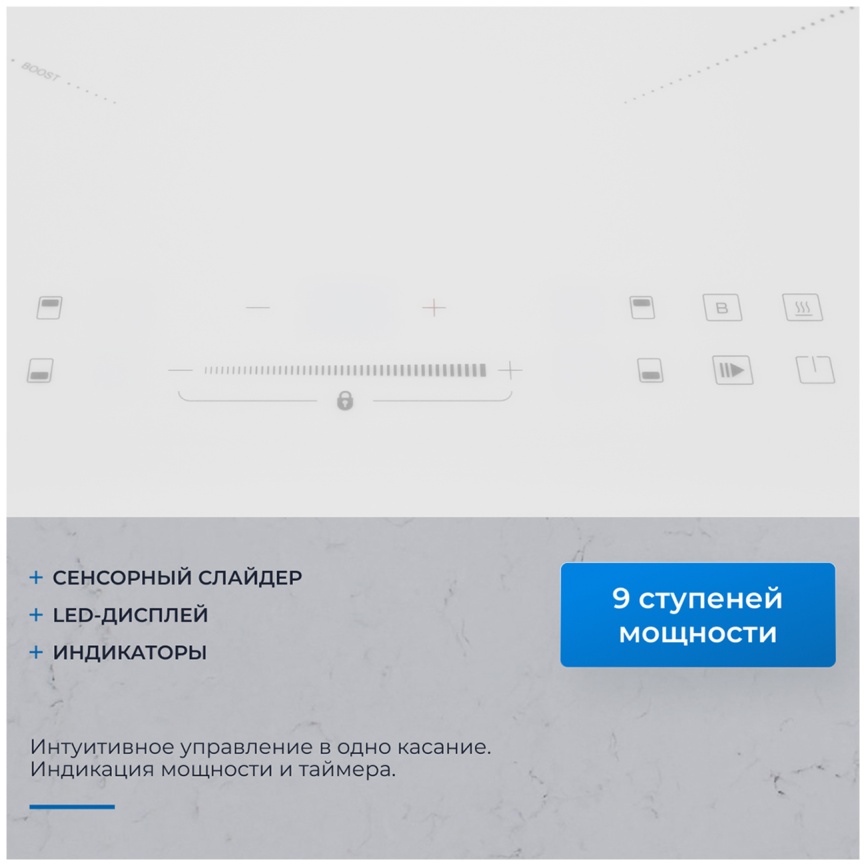 Электрическая варочная панель Zugel ZIH604W фото 4