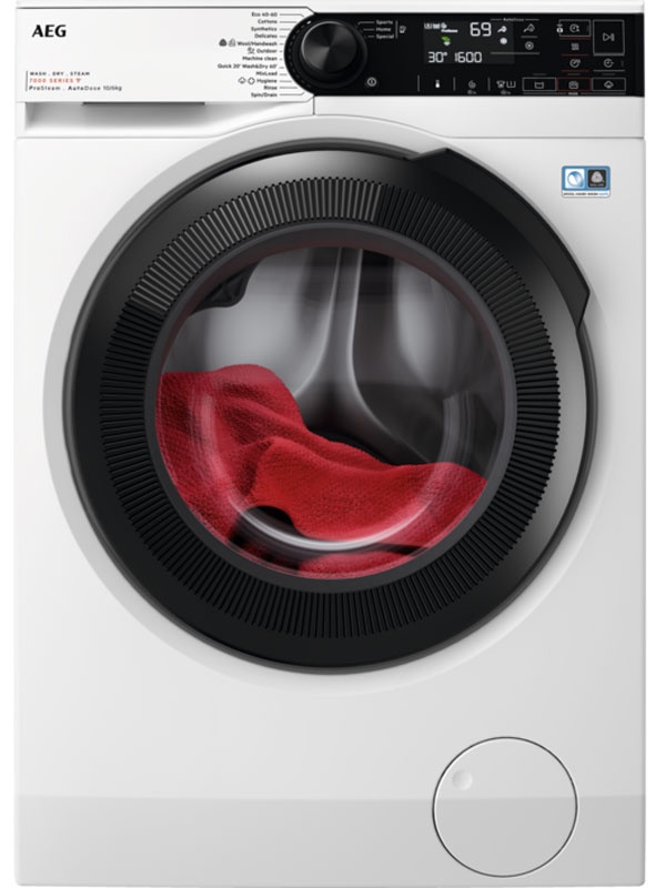 Стиральная машина с сушкой AEG LWR73164Q автомат 10 кг, белый фото 1