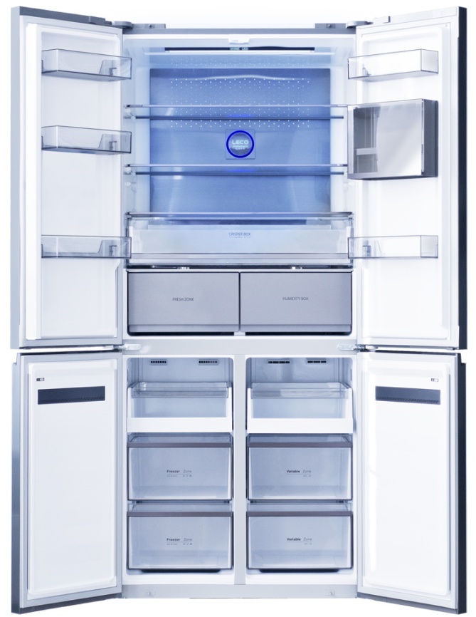 Многокамерный холодильник Centek CT-1746 NF INOX фото 2