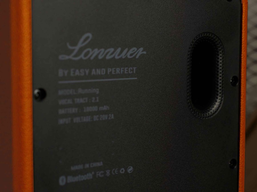 Портативная колонка с двумя микрофонами Lonzuer Running оранжевый фото 7
