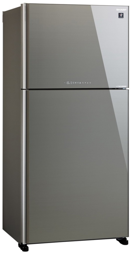Двухкамерный холодильник Sharp SJ-XG 60 PGSL No frost, серебристый фото 1