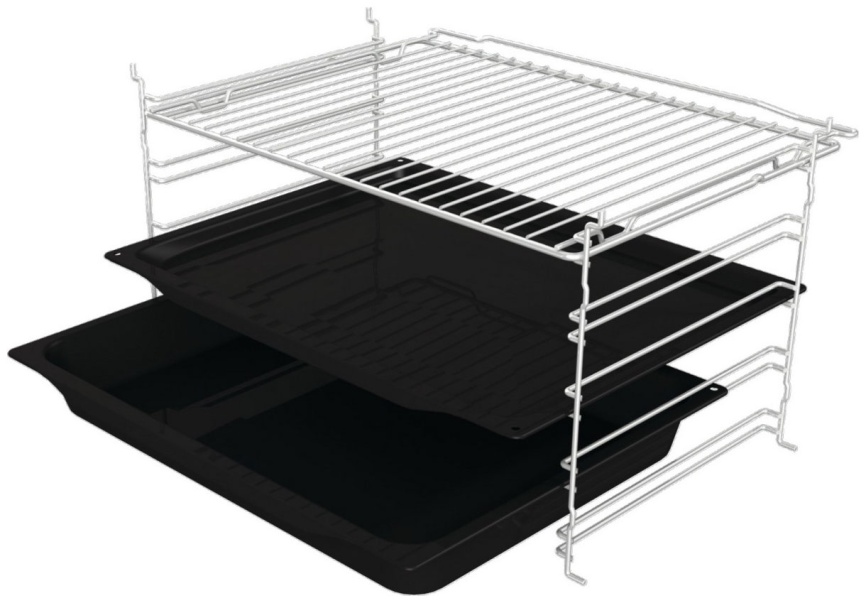 Электрический духовой шкаф Gorenje BOS67371CLB 59 см, 77 л, гриль и конвекция, черный матовый фото 6