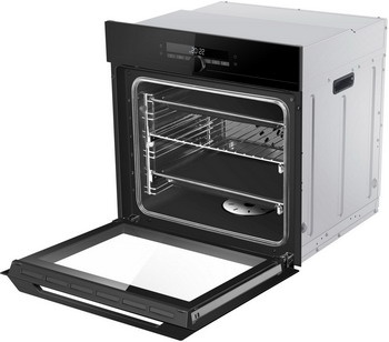 Электрический духовой шкаф Haier HOQ-F6CASGB 59 см, 72 л, гриль и конвекция, черный фото 2