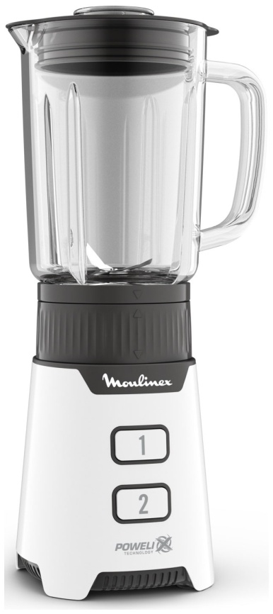 Блендер стационарный Moulinex Minimix Glass LM16L110, белый фото 2