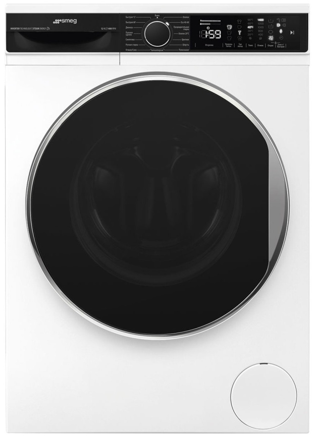 Стиральная машина Smeg WM3T24RU автомат 12 кг, белый фото 1