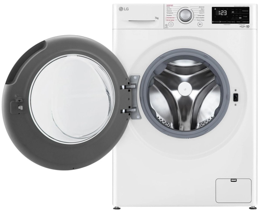 Стиральная машина LG F2V3HS4W автомат 7 кг, белый фото 2