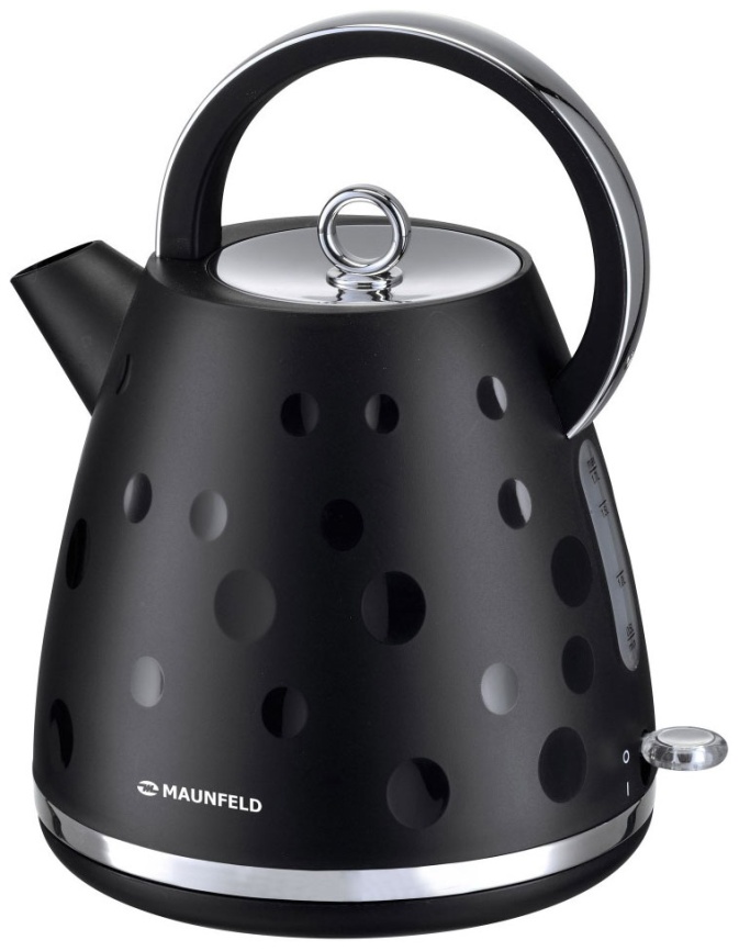 Чайник электрический Maunfeld MFK-647 BK черный с хромированными элементами фото 1