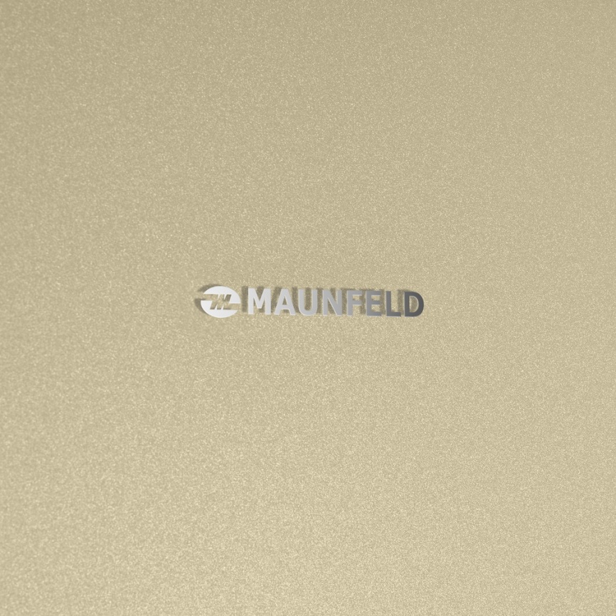 Двухкамерный холодильник Maunfeld MFF185NFBG Inverter No frost, бежевый фото 9