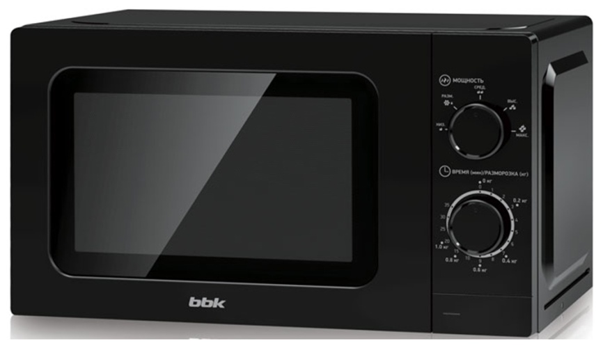 Микроволновая печь - СВЧ BBK 20MWS-717M/B черный фото 1