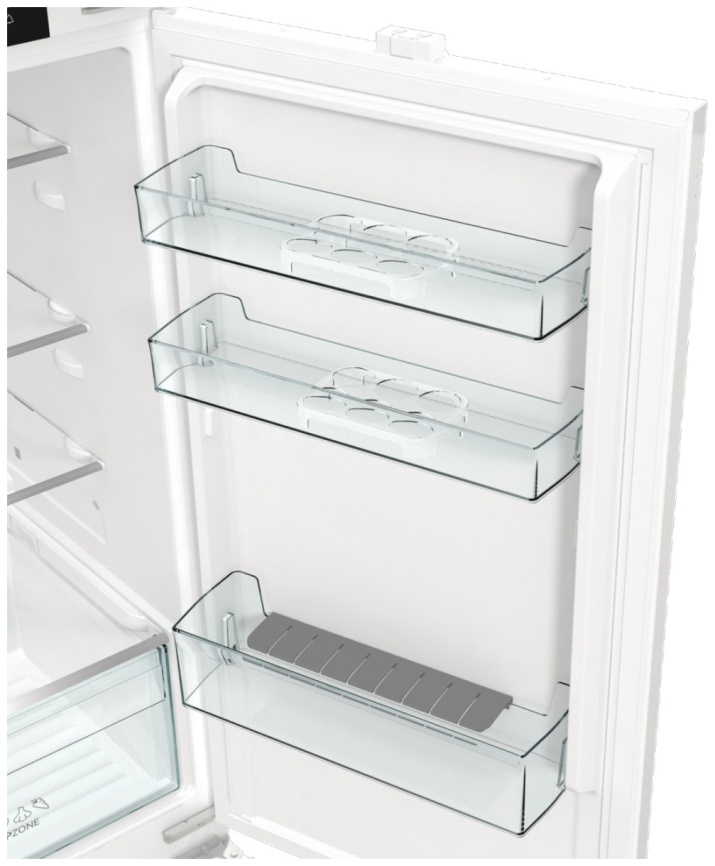 Встраиваемый двухкамерный холодильник Gorenje NRKI517141 No frost, белый фото 10