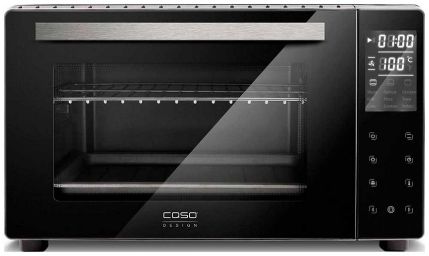 Мини-печь Caso TO 26 electronic, 5 режимов, таймер, конвекция, черный фото 1