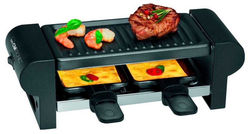 Раклетница Clatronic RG 3592, 350 Вт, антипригарное покрытие фото 1
