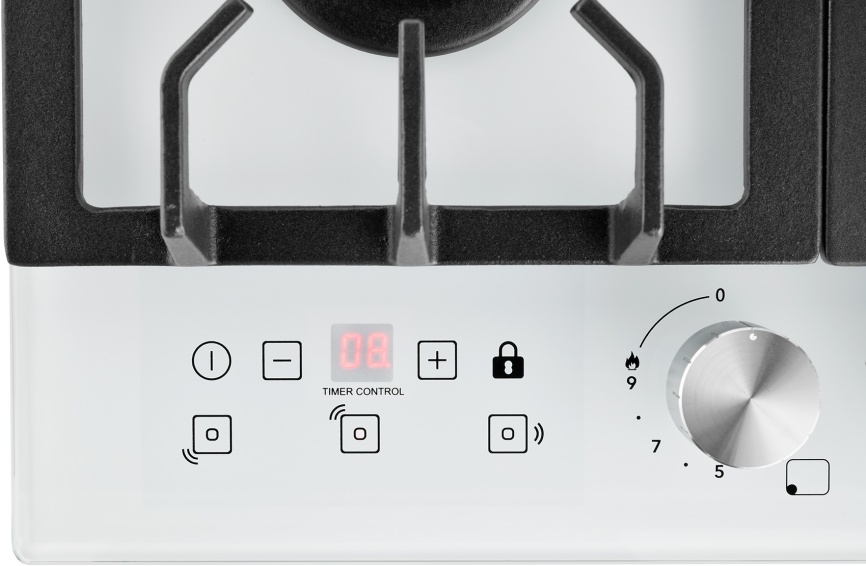 Газовая варочная панель Zugel ZGH450W фото 2