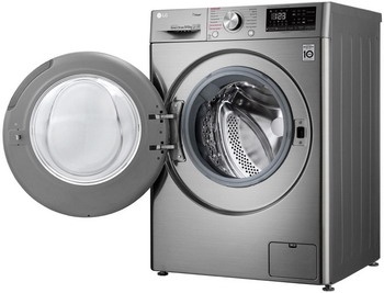Стиральная машина с сушкой LG F4V5VG2S 9 кг, серый металлик фото 2