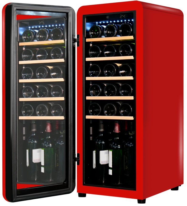 Винный шкаф Tesler CWC-248 RUBY RED LD фото 2