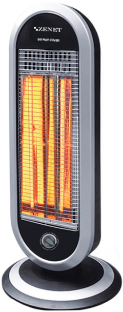 Инфракрасный обогреватель Zenet ZET-515, черный фото 2