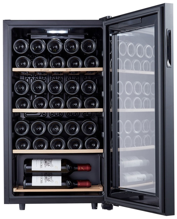 Винный шкаф Libhof GM-34 Black фото 2