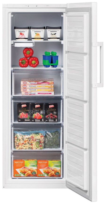 Морозильник Beko RFSK 215 T 01 W компрессорный A 215 л, белый фото 2
