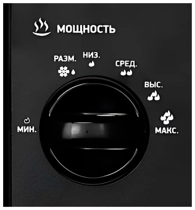 Микроволновая печь - СВЧ BBK 20MWS-747M/B, черный фото 3