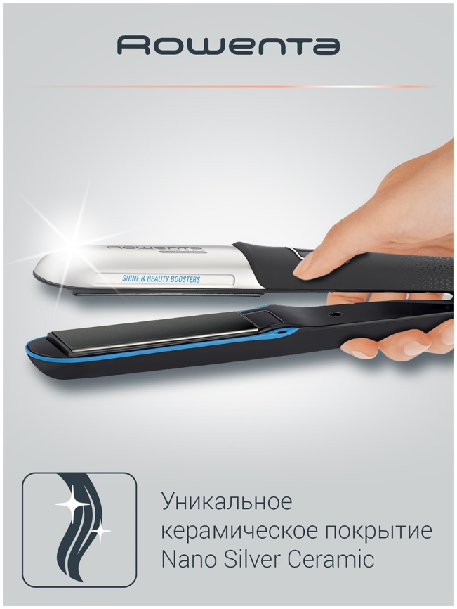 Выпрямитель для волос Rowenta Liss&Curl Ultimate Shine SF6220D0 фото 3