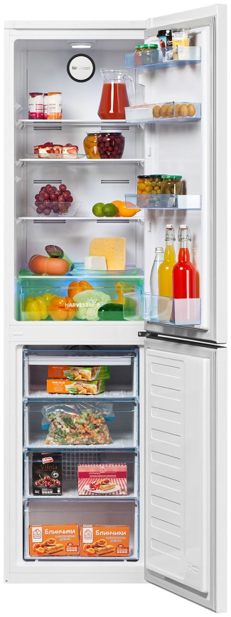 Двухкамерный холодильник Beko B3R0CNK332HW No frost, белый фото 3
