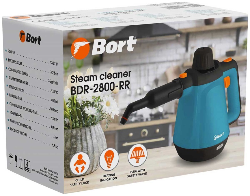 Пароочиститель Bort BDR-2800-RR фото 4