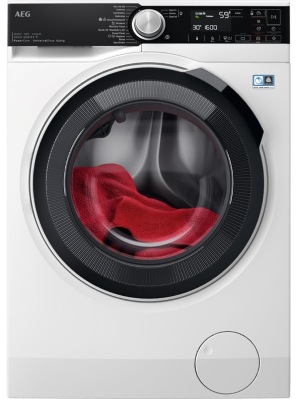 Стиральная машина с сушкой AEG LWR85165O 10 кг, белый фото 1