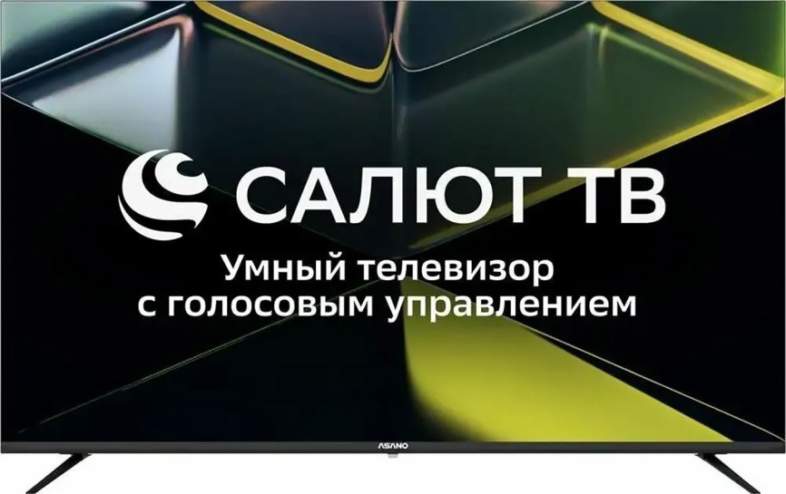 Телевизор Asano 50LU5030T, 50 дюймов, 4K Ultra HD, смарт ТВ, Салют ТВ, черный фото 1