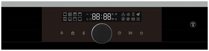 Электрический духовой шкаф Haier HOX-FP5RABX 59 см, 76 л, гриль и конвекция, черный фото 3