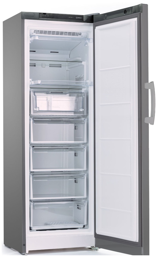 Морозильник Indesit DFZ 5175 G No Frost A+ 250 л, серый металлик фото 2