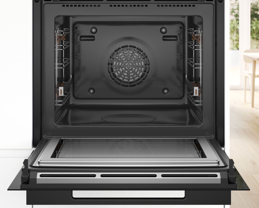 Электрический духовой шкаф Bosch HMG976KB1 59 см, 67 л, гриль и конвекция, черный фото 3