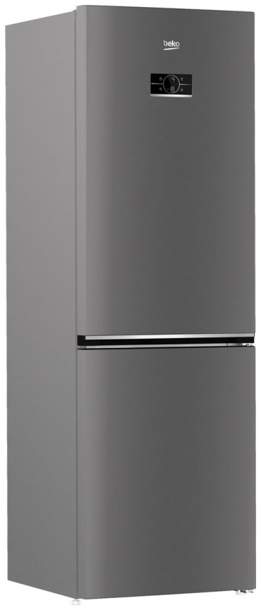 Двухкамерный холодильник Beko B3RCNK362HX No frost, серый металлик фото 1
