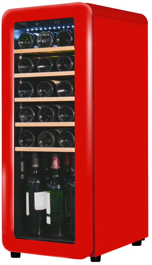 Винный шкаф Tesler CWC-248 RUBY RED LD фото 3