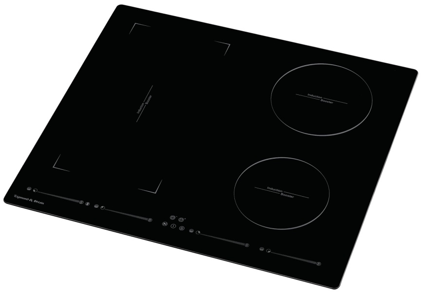 Электрическая варочная панель Zigmund & Shtain CIS 032.60 BX 59 см, 4 конфорки стеклокерамика электроподжиг, черный фото 2