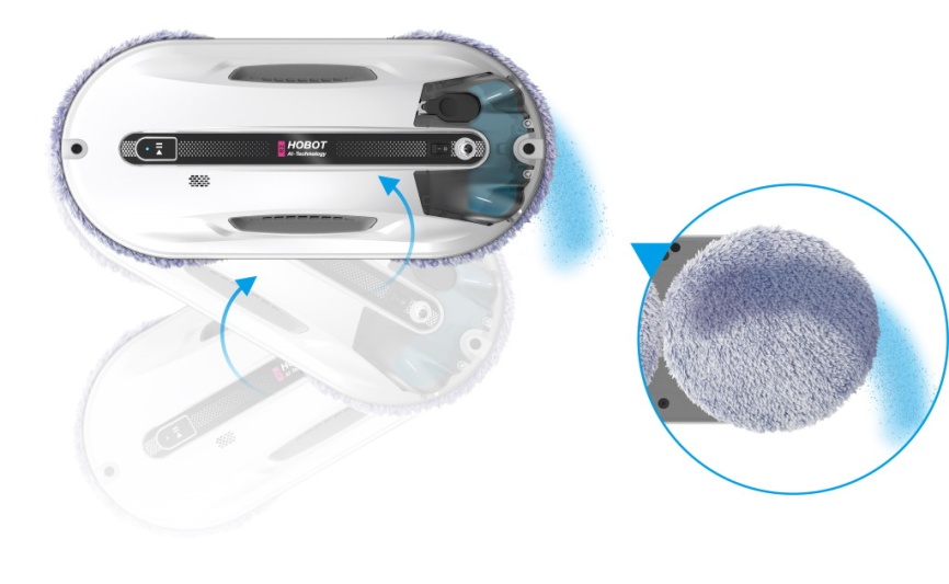 Робот-мойщик окон Hobot R3 Ultrasonic фото 5