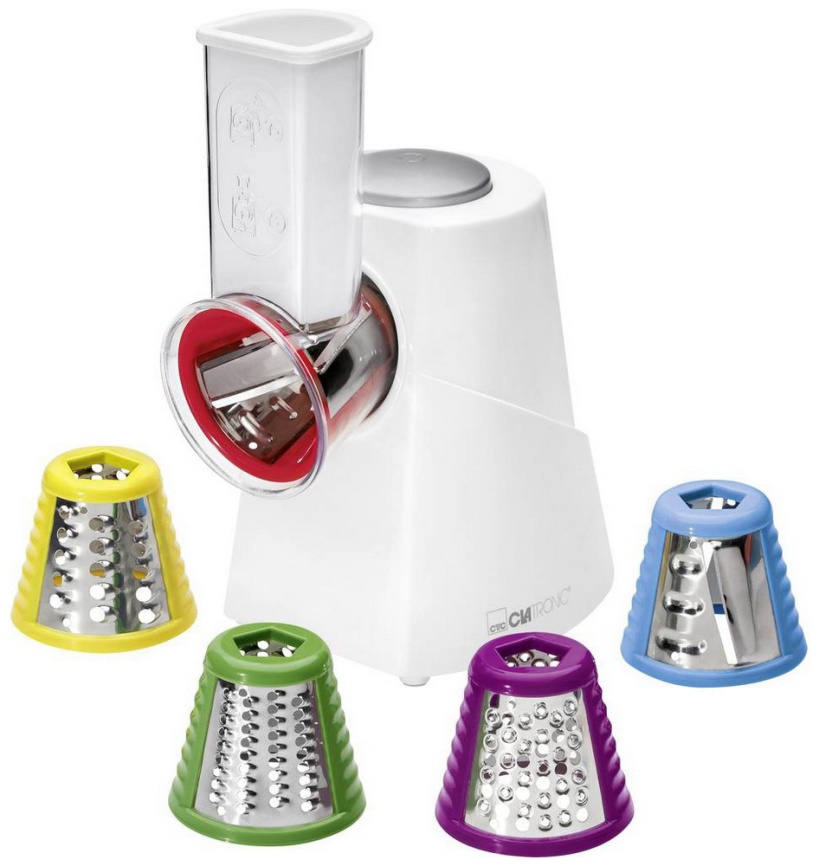 Овощерезка Clatronic ME 3604 weiss, 150 Вт, 5 функций, белый фото 1