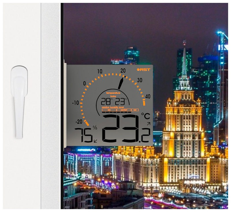 Метеостанция с дисплеем RST RST01099 шампань/прозрачный фото 4