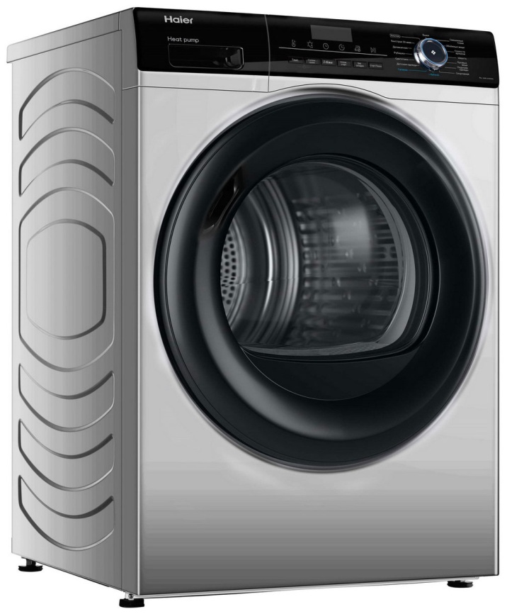 Сушильная машина с тепловым насосом Haier HD90-A2929AS, серебристый, с тепловым насосом фото 4