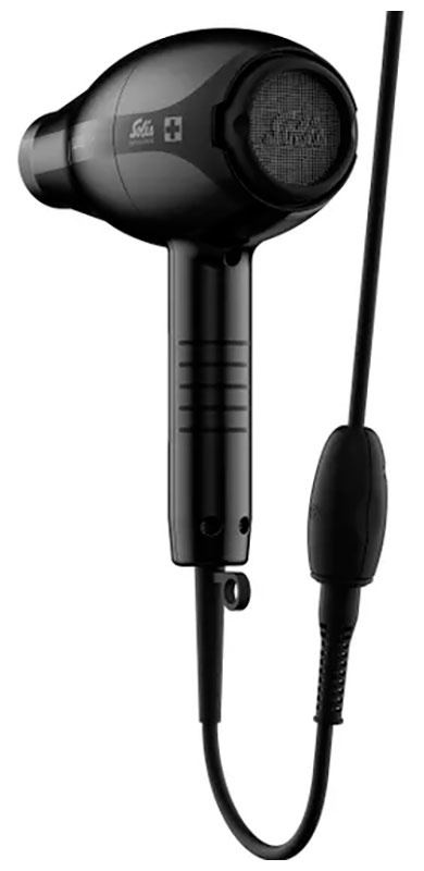 Фен Solis Swiss Air Black 360° 3802, мощность 2000 Вт, черный фото 2