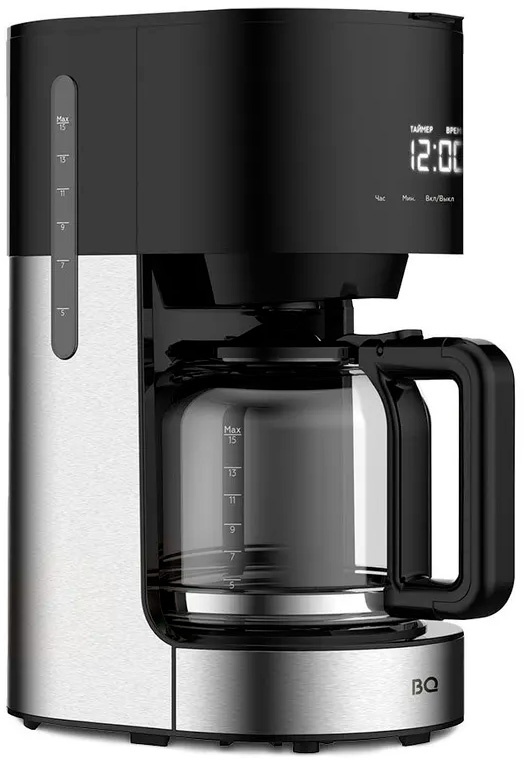 Кофеварка BQ CM1001 Черный-стальной фото 1