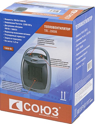 Тепловентилятор Союз ТВС-2000К фото 7
