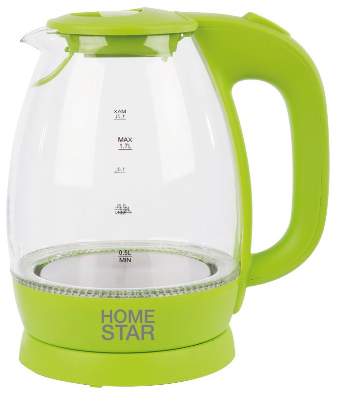 Чайник электрический Homestar HS-1012 003943 зеленый фото 1