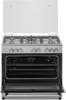 Комбинированная плита Simfer F96MH52001 90 см, 5 конфорки, серебристый фото 2