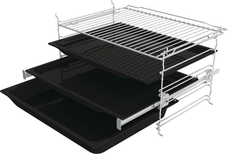 Электрический духовой шкаф Gorenje BPS6737E14BG 59 см, 77 л, гриль и конвекция, черный фото 8